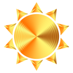 Prismatic Sun Icon Variation 8
