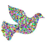 Prismatic Tiled Peace Dove