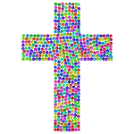 Prismatic Tiles Cross 2