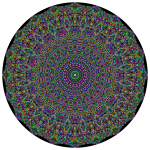 Prismatic Tiles Geometric Mandala III