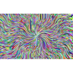 Prismatic Waves Starburst Psychedelic