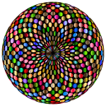 Psychedelic Chromatic Disco Ball