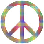 Psychedelic Peace Sign 2