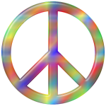Psychedelic Peace Sign 3