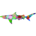 Psychedelic shark reduced