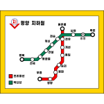 Pyongyang Metro Line Map