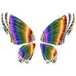 RGB Butterfly Silhouette 10 7 No Background
