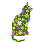 Floral cat