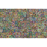 Retro Squares Background 8