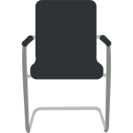 Desk chair vector illustration