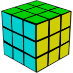 Unscrambled Rubik's cube