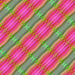 Ribbon pattern in bright colors