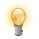 Light bulb vector image