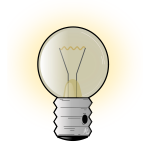 Light bulb vector graphics