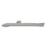 Seaview submarine vector image