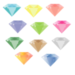 Colorful diamonds