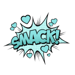 Comic style ''Smack''