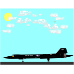 SR-71A plane