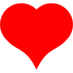 SVG heart bezier expanded