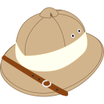 Salakot hat vector image