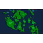San Juan Islands with Grid