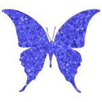 Sapphire Butterfly Silhouette 6