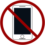 No cell phones icon