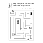Maze for children vector image