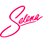Selena pink text