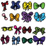 Collection of bows