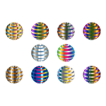 Metallic spheres