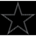 Silver Greek Border Star
