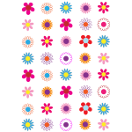 Simple Colorful Flowers