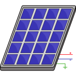 Simple solar panel