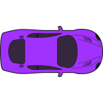 Purple racing car vector graphics