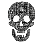 Skull typography