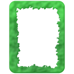 Slime border vector clip art