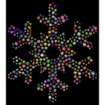 Snowflake Fractal Prismatic Pattern