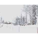 Sochi 2014 Olympic Village in Snow