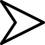 Arrow pointer right vector clip art