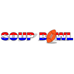 Super Bowl parody sign vector illustration