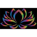 Spectralized Lotus Flower