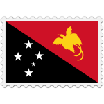 StampPapuaNewGuineaFlag