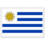 Stamp Uruguay Flag