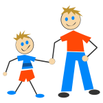 Figure And Son Stick Figure