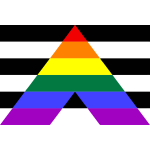 Straight ally flag 2016050524