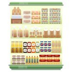 Supermarket fridge