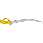 Sword with handle