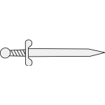 Simple medieval sword