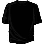Black T-shirt image
